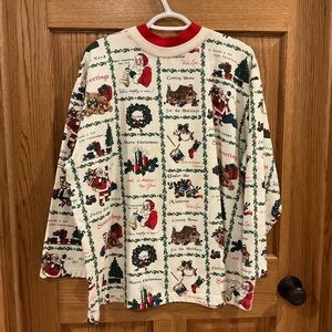 NutCracker Vintage Christmas Print Sweatshirt – Plus Size 1X